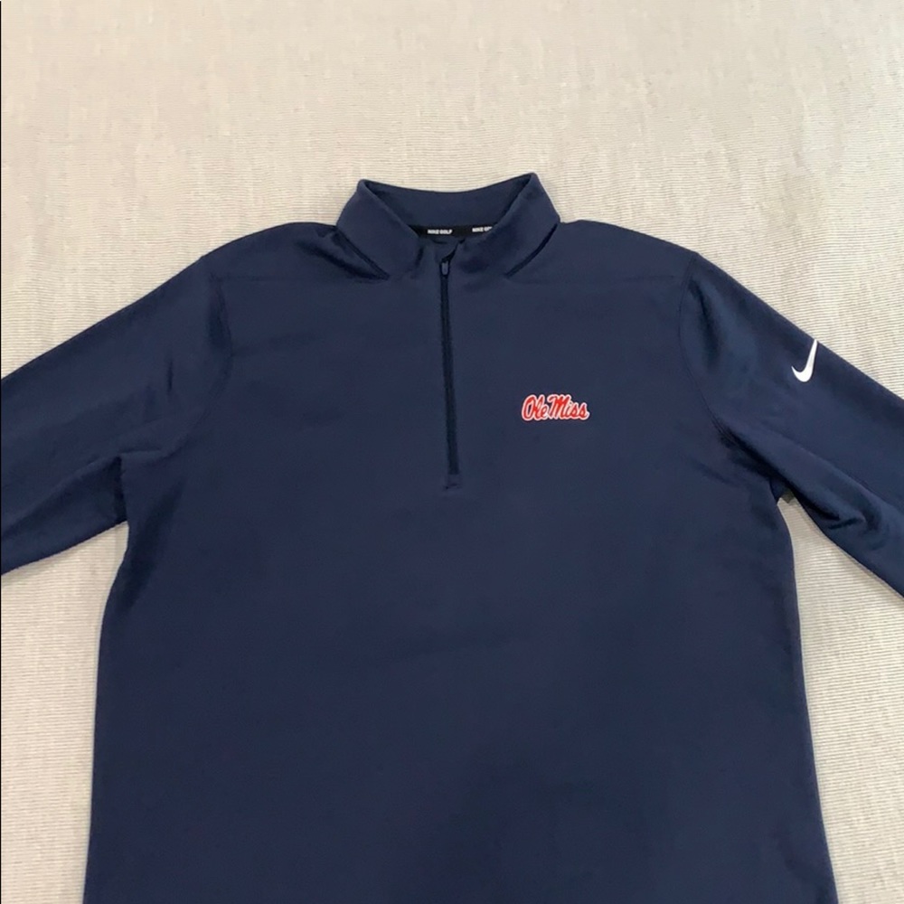 Nike Golf Ole Miss Quarter Zip Pullover
